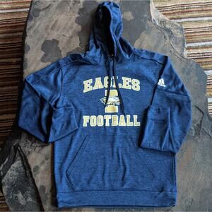 Eagles Football Adidas Blue Hoodie Sweatshirt Sz M